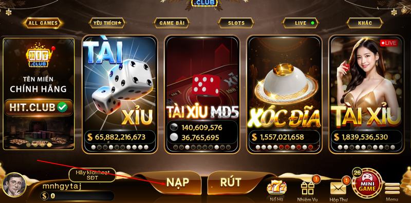 Cách nạp tiền Hitclub qua ngân hàng và các phương thức hiển thị trong hệ thống Cách nạp tiền Hitclub qua ngân hàng và các phương thức hiển thị trong hệ thống